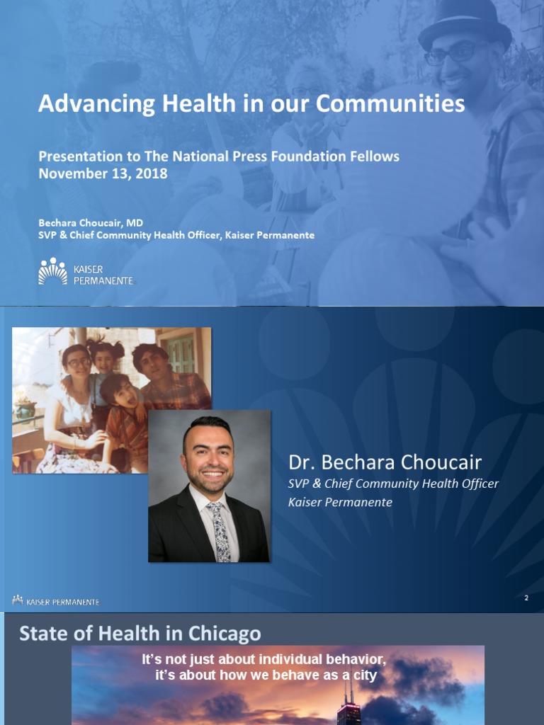 Understanding Community Health PDF Preventive Healthcare Kaiser