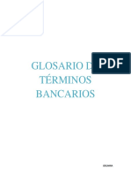 Glosario de Términos Bancarios