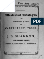 JB Shannon Illustrated Catalogue of Carpenters Tools 1873 PDF