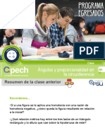 Clase 11 EM33 Ángulos y proporcionalidad en la circunferencia 2017.ppt