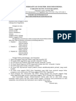 Form Permohonan Surat Rekomendasi SIP