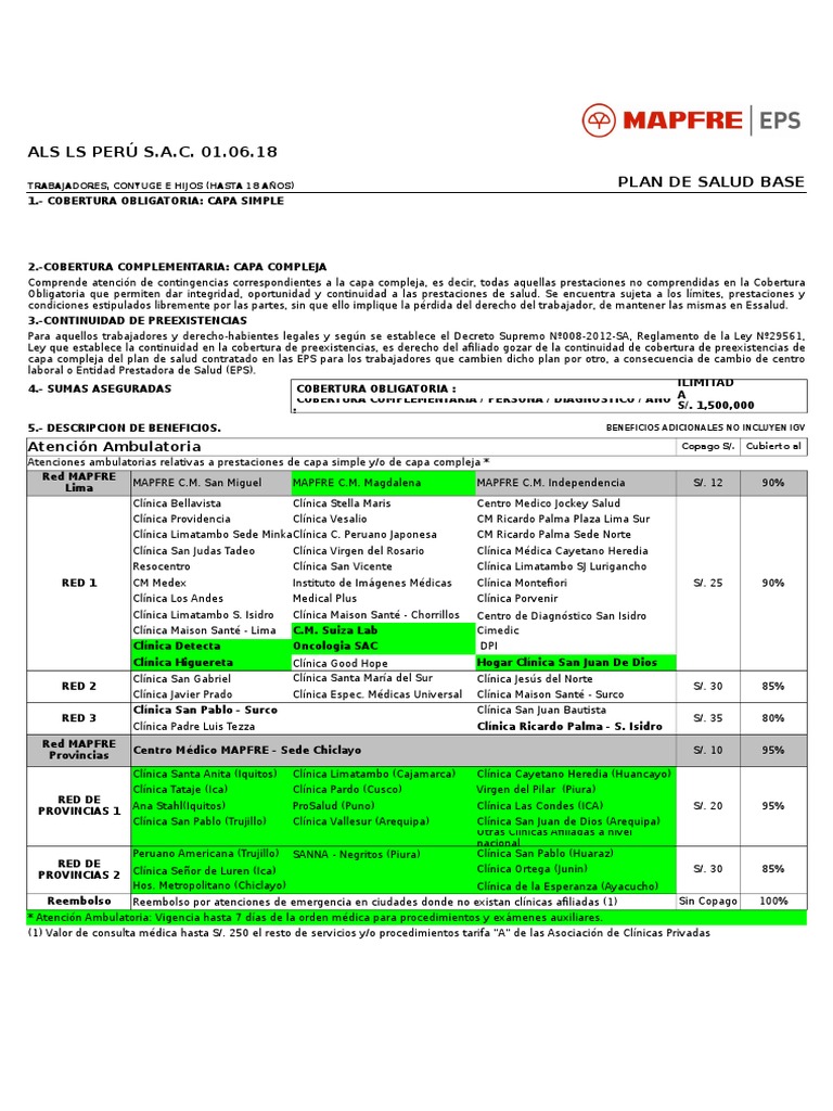 Poliza 10 Mapfre Condiciones Generales 2023