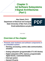 Hardware and Software Subsystems of Mixed-Signal Architectures (Part I)