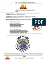 Capacitação Bíblica Ministerial Do Ietev