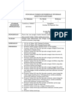 Pengisisan Formulir Pemberian Informasi Orientasi Pasien Baru