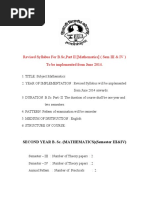 B.SC II Matematics