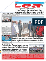 Periódico Lea Miércoles 14 de Noviembre Del 2018