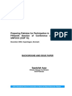 Cop 15- Background- Issue Paper for Pakistan- Saadullah Ayaz