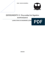 EXPERIMENTO 5 Viscosidad de Liquidos Newtonianos