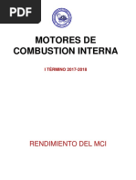 Rendimiento Motor combustion interna