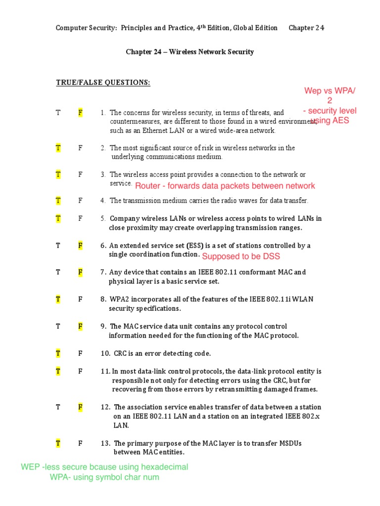 Wireless Network Security Overview | PDF | Wireless Lan | Wi Fi