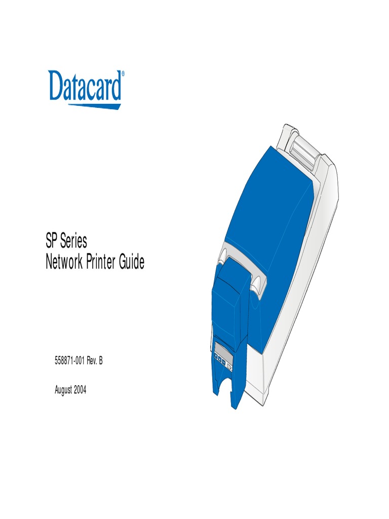 SP Series Network Printer Guide: 558871-001 Rev. B August 2004 | PDF ...