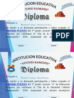 Diploma Identidad Huanuqueña - Cachicoto.