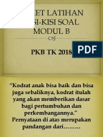 Paket Kisi-Kisi Soal Modul B