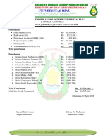 Laporan Aktivitas HIMAPRODI Pendidikan Biologi FKIP Unri