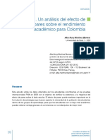 Un analisis del efecto pares sobre rendimiento academico para colombia PISA.pdf