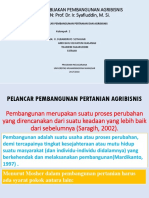 Pelancar Pembangunan Pertanian Agribisnis