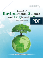 Journal of Environmental Science and Engineering, Vol.7, No.4B, 2018