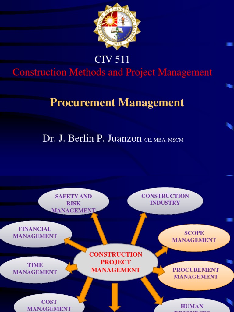 Lecture 5 - Procurement Management | PDF | Construction Bidding | Bonds ...