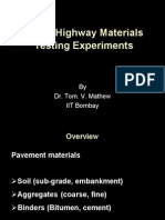 highway material experiments