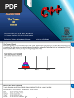 Tower of Hanoi - Algorithm Computer Science - BSCS