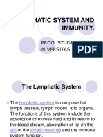 Lymphatic System and Immunity.: Prog. Studi Biologi Universitas Mataram