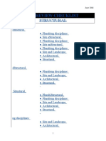 A/E Review Checklist: Structural