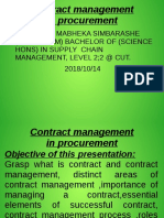 Contract Management Notes