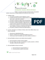 Resumen de Informe de Lectura