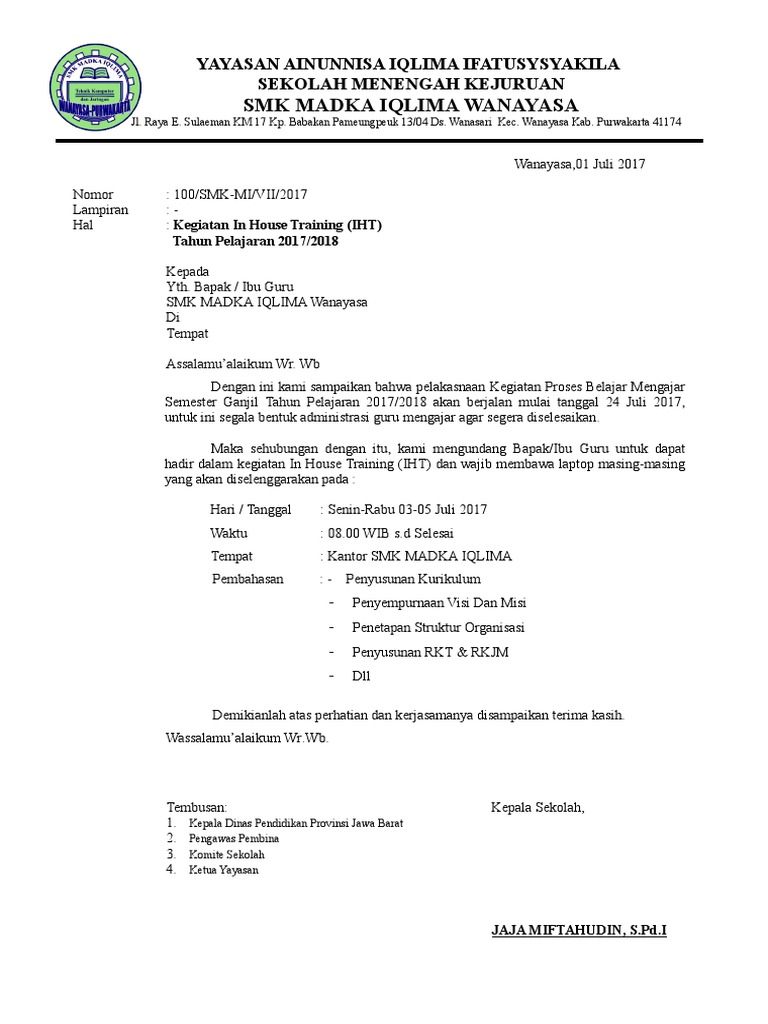 88 Koleksi Contoh Undangan Iht Gratis Terbaru