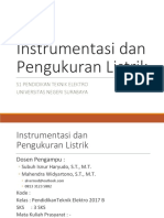 Kontrak Belajar Instrumentasi Dan Pengukuran Listrik 2018