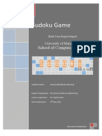 SUDUKO Project Report Final Year