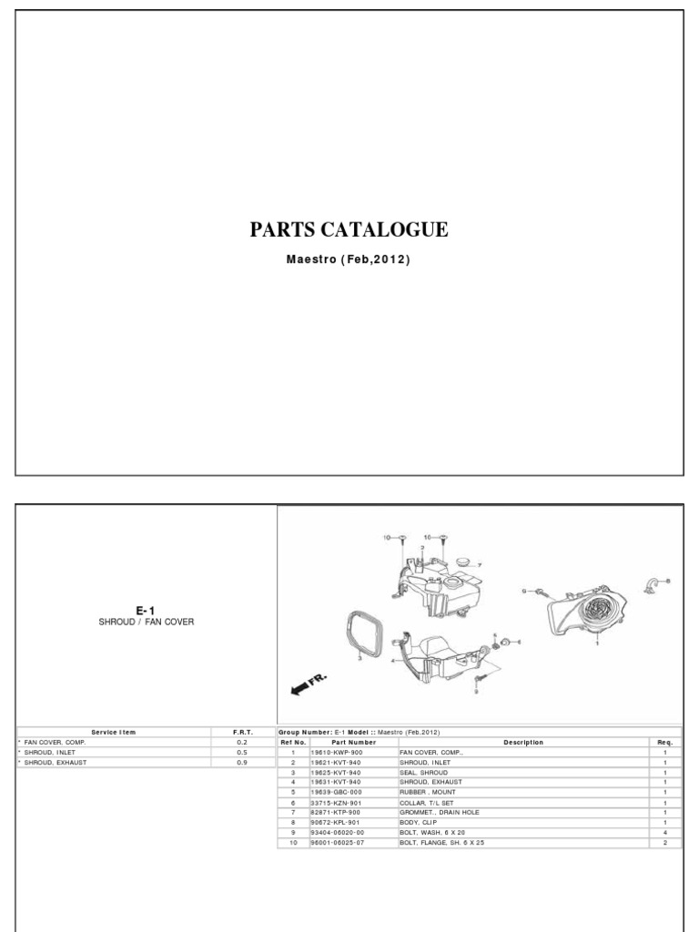 Mahindra Parts Catalog PDF Engines Machines