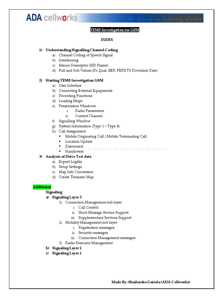 GSM Originating Call Flow | PDF | Error Detection And Correction ...