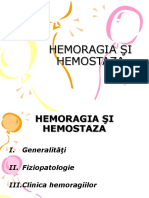 Hemoragia Şi Hemostaza