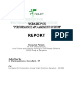 PMP Workshop Report FRLHT