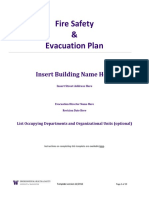 Fire Safety and Evacuation Plan Template