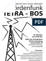 Samerberg: Informationsabend zum neuen digitalen Behördenfunk TETRA - BOS