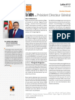 Lettre PDG SONATRACH 2018