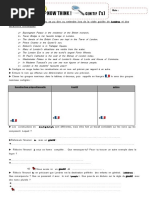 NOW THINK GENITIF Student's Worksheet