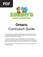 Ontario Curriculum Guide