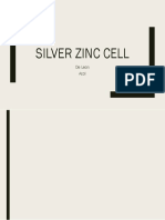 Silver Zinc Cell
