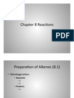 Alkene Addition Reactions and Preparation Methods