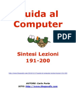 Guida al Computer - Sintesi Lezioni 191-200