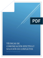 Manual Técnicas de Comunicación Efectiva y Resolución de Conflictos