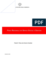 PIANO REGIONALE DEI SERVIZI SOCIALI E SANITARI. Regione Sardegna