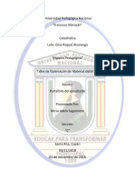 Informe Portafolio Del Estudiante UPNFM