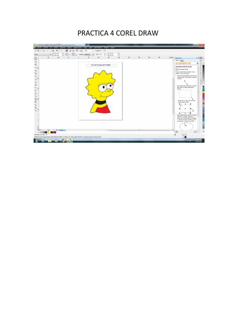 Practica 4 Corel Draw | PDF