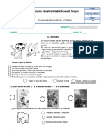 Evaluación diagnóstica primaria grado 3