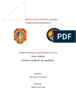 Informe de Fisica (Primera Ley de Neyton)